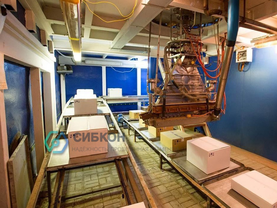 Модернизация конвейерного комплекса для института ядерной физики Сибкон